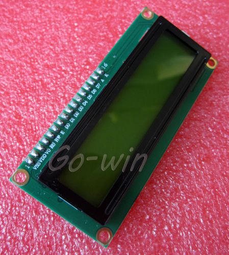 1pcs yellow display iic/i2c/twi/spi serial interface 1602 16x2 lcd module for sale