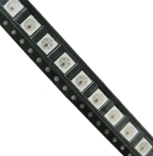 100x WS2812S 5050 SMD RGB Built-In WS2811 IC Addressable Dream Color LED beads