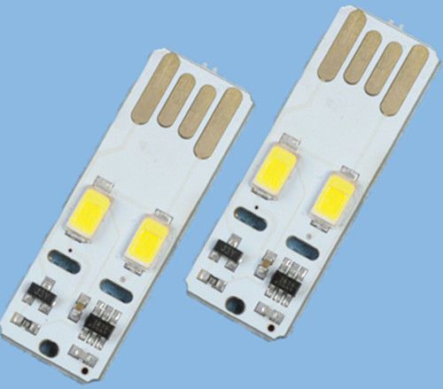 2pcs White USB Touch Light Module Superbright Bulb Light LED USB Touch Lamp