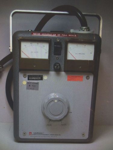 General radio metered variac w20mt3a 0-140v@18a  technapower for sale