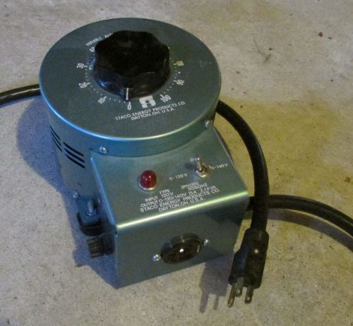Staco energy 3pn1510 variable autotransformer for sale