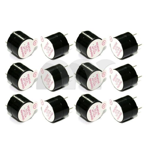 12x magnetic separated tone alarm ringer active buzzer continuous beep 3v 80db for sale