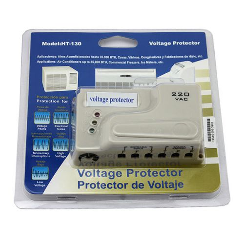 AC 220V 4400VA-20AMP Voltage Protector Brownout Surge Refrigerator Conditioner