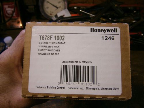 NEW HONEYWELL T678F-1002 THERMOSTAT