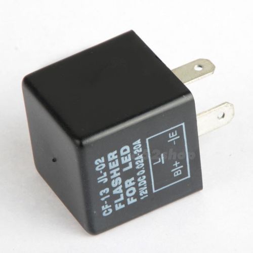 New 3-pin electronic car flasher relay to fix led light blink flash 12v shpf for sale