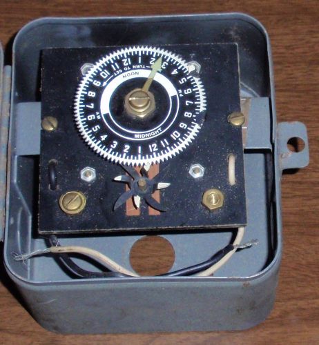 Vintage~torkmaster 948a~1954 tork clock electric timer~110-125 volt~works!! for sale