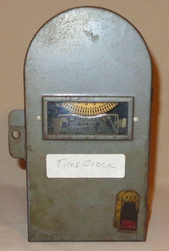 Tork time clock, line load,switch cap., mount vernon, ny,steampunk art use for sale