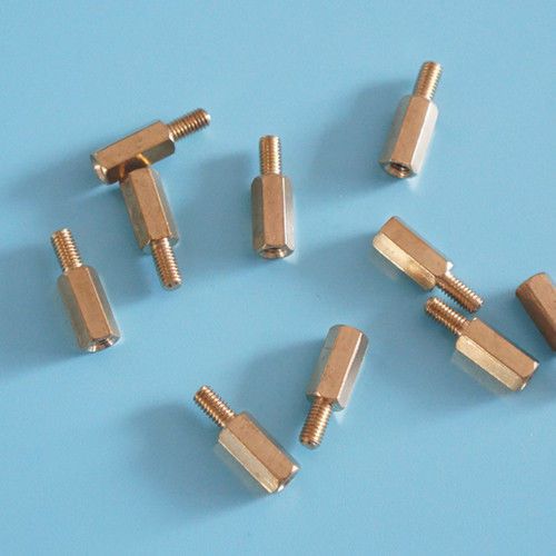 M3 male 6mm x m3 female 10mm brass standoff spacer m3 10+6  25pcs for sale