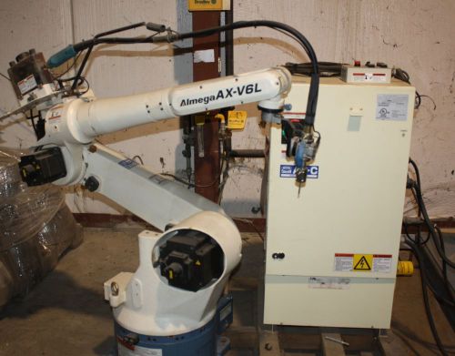 ALMEGA AXCML1-V000 ROBOT ARM WITH CONTROLS - 2005 Model used less than 2 hours