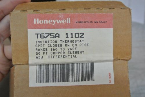 Honeywell t675a 1102 insertion thermostat for sale