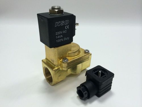 3/4pt, solenoid valve, 0.5 - 10 bar (150 psi) n.c., pilot diaphragm for sale