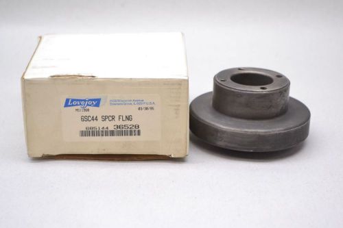 New lovejoy 6sc44 36528 1-3/8 in bore steel spacer flange coupling d422661 for sale