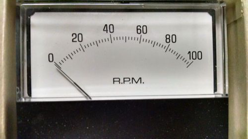 Yokogawa Panel Meter RPM 0-100