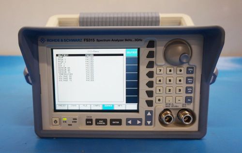 Rohde &amp; Schwartz FS315 Spectrum Analyzer 9kHz-3GHz