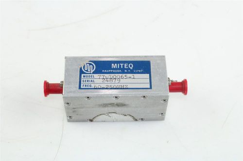 MITEQ  RF AMPLIFIER 77CD0065-1 60-250MHz