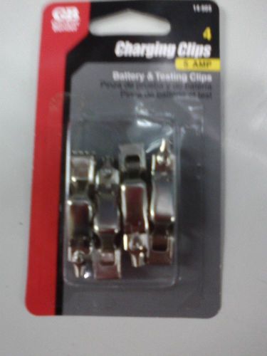 Battery Charging Clips GB  4 Pack 5 Amp. #14-505 NEW in package