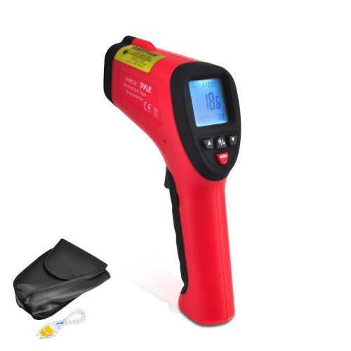 Pyle pirt 30 high temperature infrared thermometer with type k input pirt30 for sale