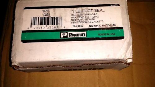 NEW Panduit DS1 Oil Based Compound Strength Duct Seal, 1-Pound (case of 30)