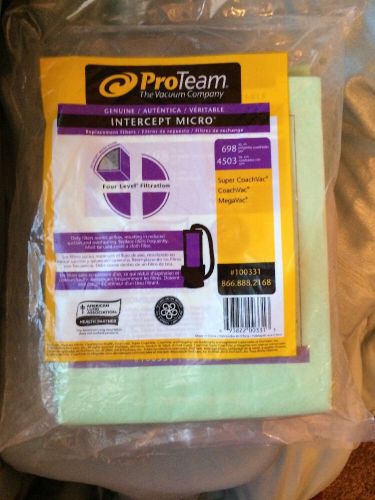 18 ProTeam Backpack Vacuum Bags~ 698 Sq In