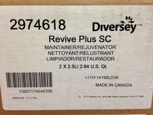 Diversey Revive Plus SC. TWO Pack.  Jfill.