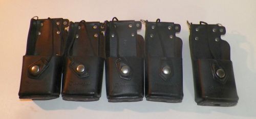 Lot of 5 motorola ntn8382b  radio holsters w/belt loop , xts3000,xts3500,xts5000 for sale