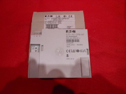 Eaton ezd-ac-cp8-nt cpu with 100-264 vac power supply clk eznet  no reserve! for sale