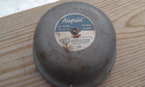 Industrial Edwards Adaptabel Bell Signal Vintage Bell