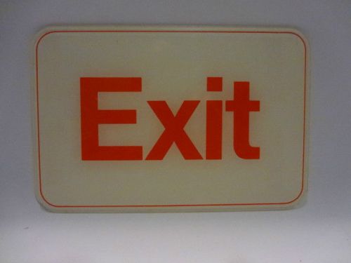 EXIT SIGN FOR LIGHT BOX, 9X6INCH