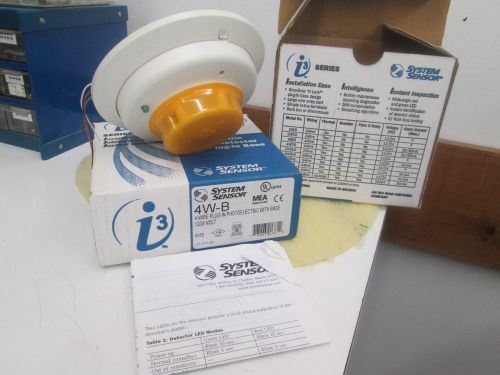 System sensor 4w-b smoke detectors  two available for sale