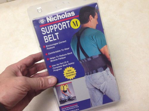 Back Support Belt, Nicholas  Black, Medium