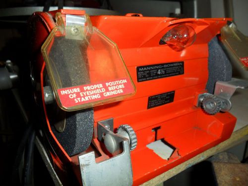 Manning-bowman div of mcraw edison 4 1/2&#034; bench grinder (rare works new) for sale