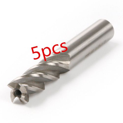 5pc hss cnc 4 flute endmill milling cutter drill bit 3/16&#039;&#039;x1/4&#039;&#039; free shipping for sale
