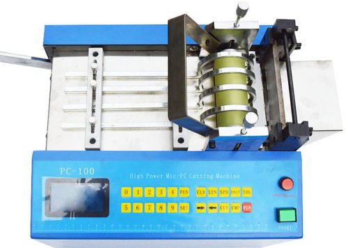 Auto Heat-shrink Tube Cable Pipe Cutter Cutting Machine 110V