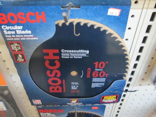 Bosch  carbide tip 10&#034; x 60t miter / table saw blade for sale