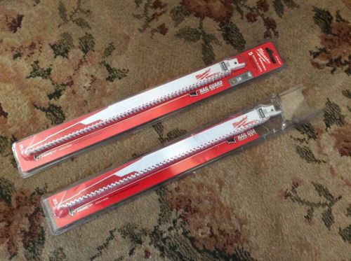 MILWAUKEE 48-00-5037 12&#034; 5TPI SAW BLADES  - Lot of 2 - 5pack