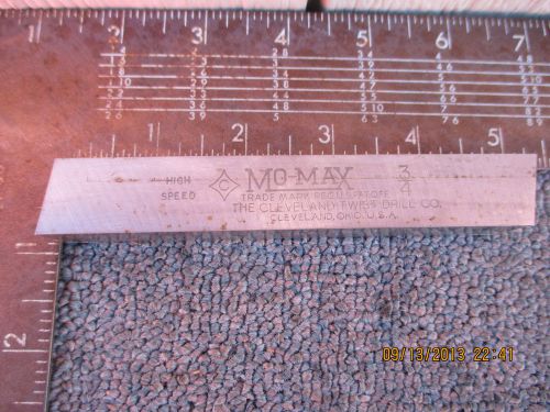 3/4&#034; x 3/4&#034; x 5 cleveland mo-max high speed lathe turning bit machinist tools for sale