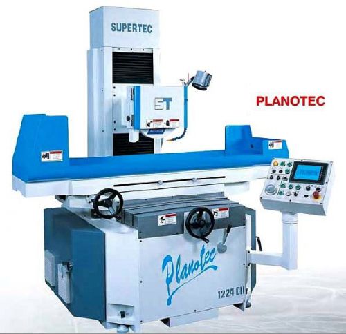 12&#034; w 24&#034; l supertec planotec 1224nc surface grinder, 3-axis automatic, 7.5 hp for sale