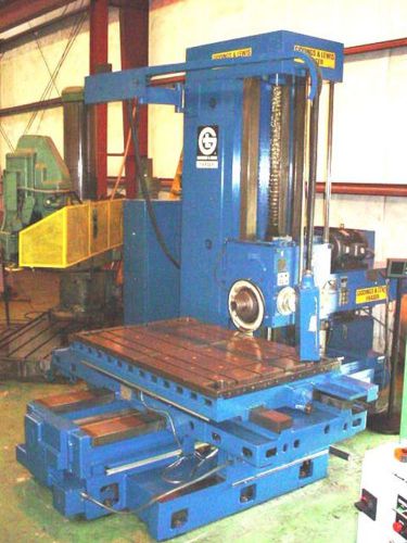 4” giddings &amp; lewis fraser model pmc4 horizontal table type boring mill for sale