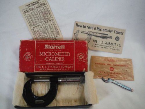 Starrett Micrometer No. 436 1&#034;
