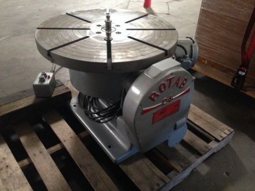 24&#034; rotab model 24 power rotary table for sale