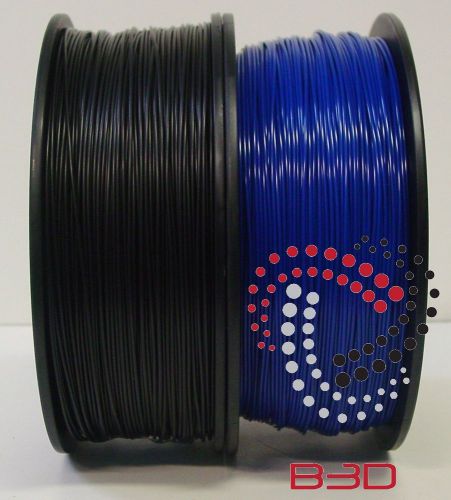 1.75 mm Filament 4 3D Printer. ABS BLACK &amp; BLUE 4 Repraper, Reprap, MakerBot