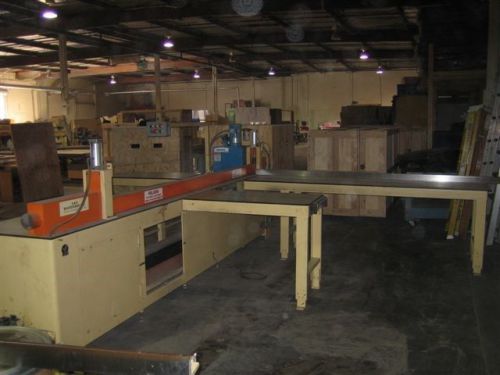 Used A&amp;S Heavy Duty Industrial 18&#034; Dia Table Saw 10 HP with 10 ft Wide Tabel