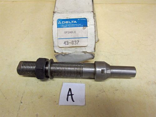 Delta NOS 43-937 3/4&#034; Shaper Spindle W/ Nut and Washer    -A-