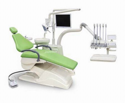 New controlled integral dental unit chair fda ce approved d4 model hard leather for sale