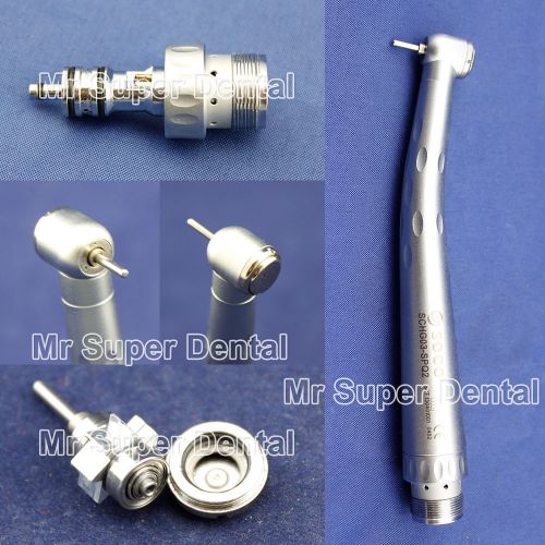 Dental 3 way spary high speed stan push handpiece 2 hole with quick coupling for sale