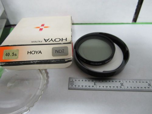 OPTICAL FILTER HOYA 40.5 mm NDx2 PROFESSIONAL PHOTOGRAPHY OPTICS BIN#L4-11