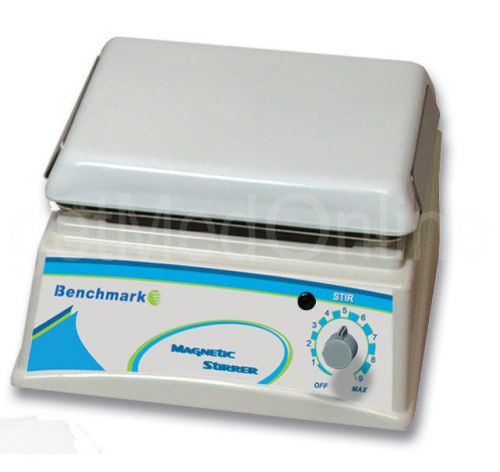 NEW! Benchmark Scientific 1500rpm Magnetic Stirrer w/7.5&#034;x7.5&#034; Platform H4000-S