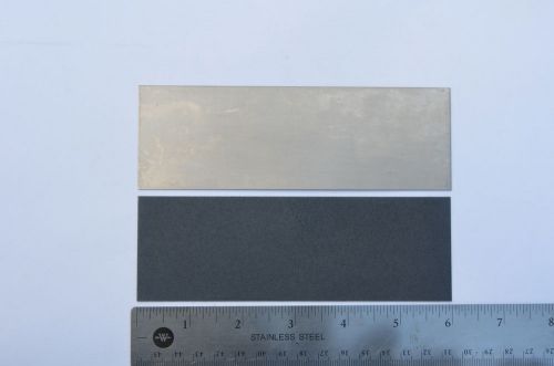 MMO Solid Plate Anode + Titanium Solid Plate Cathode, not mesh, 2&#034; by 6&#034;