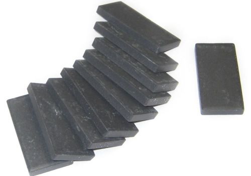 Black Streak Plates for Rocks and Minerals - Pack of 10