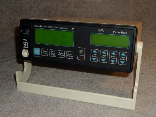 Ohmeda Biox 3700 Pulse Oximeter Patient Monitor